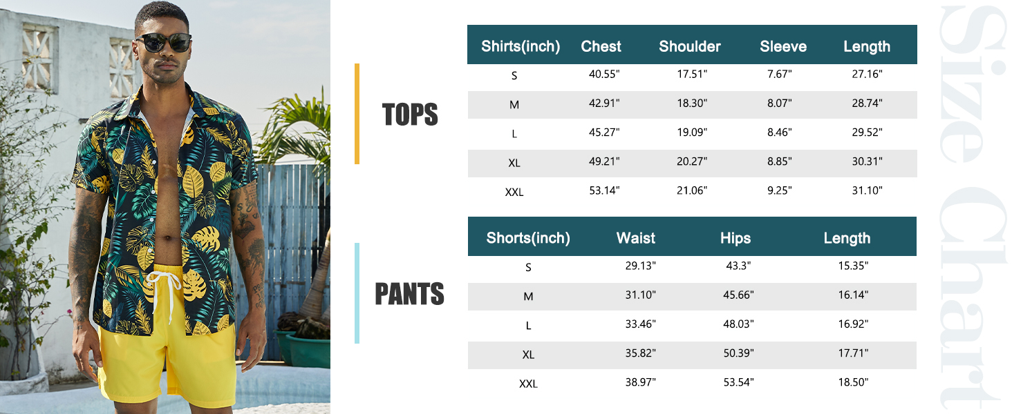 size charts