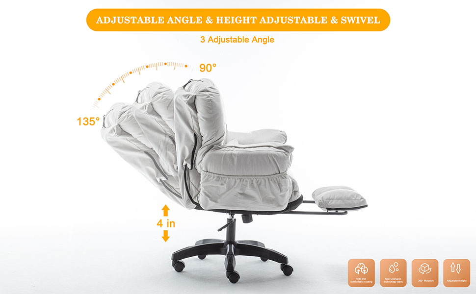 SDADI Desk Office Chair Computer Desk Chair, Executive