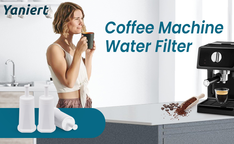 Water Filter for Sage, 3 Pack TÜV SÜD Certified Coffee Machine