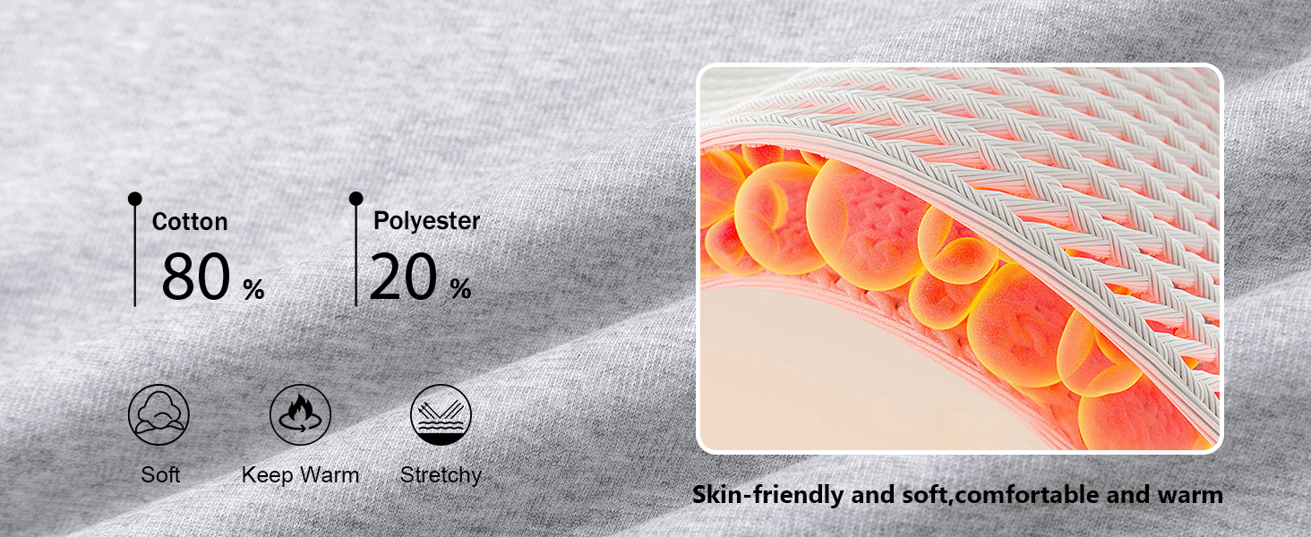 Thick Cotton Sweat Pants