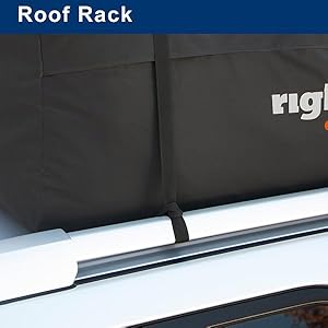 roof rack, vehicle rack, car top rack, carrier strap, strap loop, roof bag