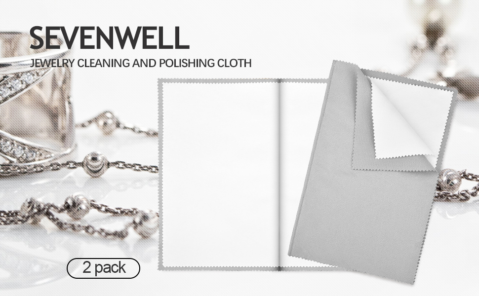 Light Grey Jewelry Polishing Cleaning Cloth Large 10 x 12in