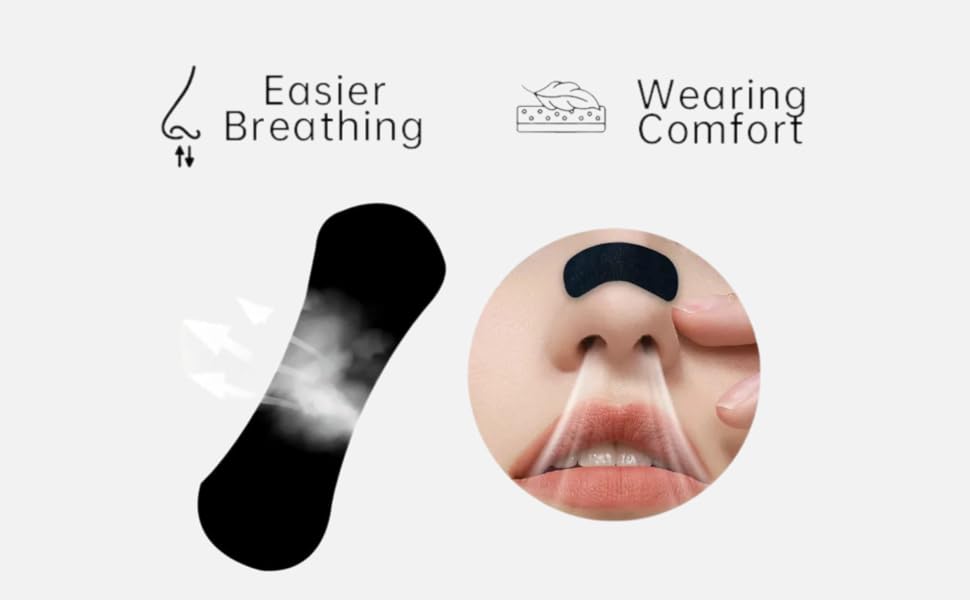 Nasal strips for breathing, men, women nasal strip for snoring