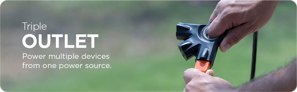Triple Outlet