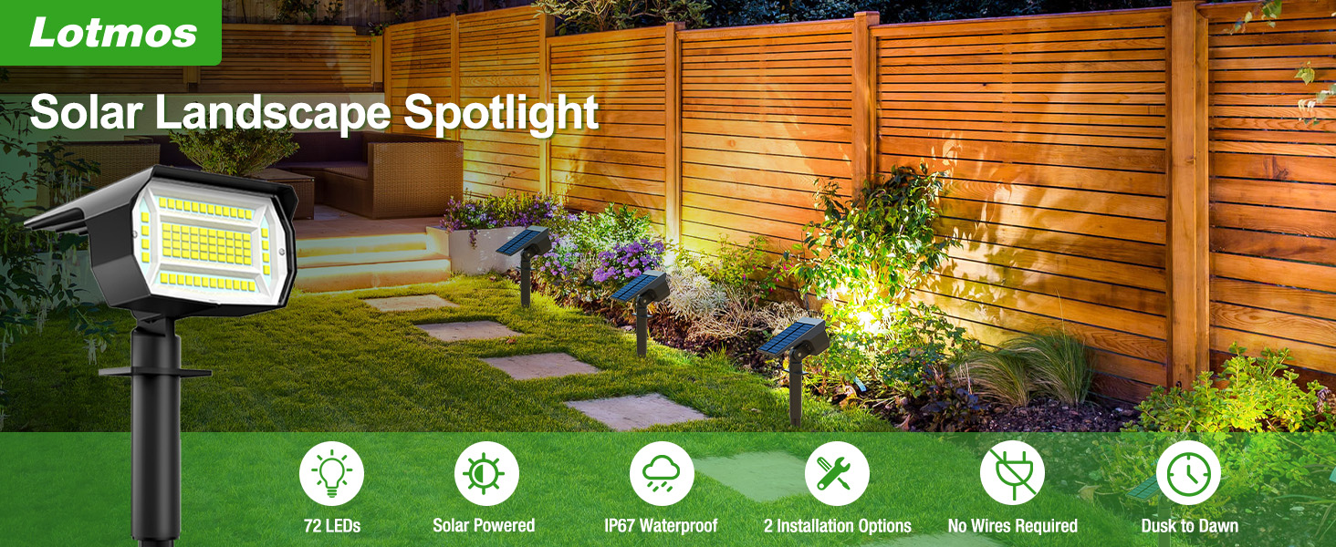 solar lights outdoor garden