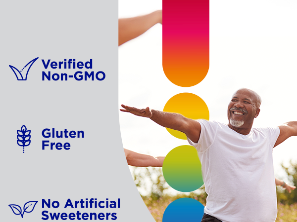 Verified Non-GMO - Gluten Free - No Artificial Sweeteners