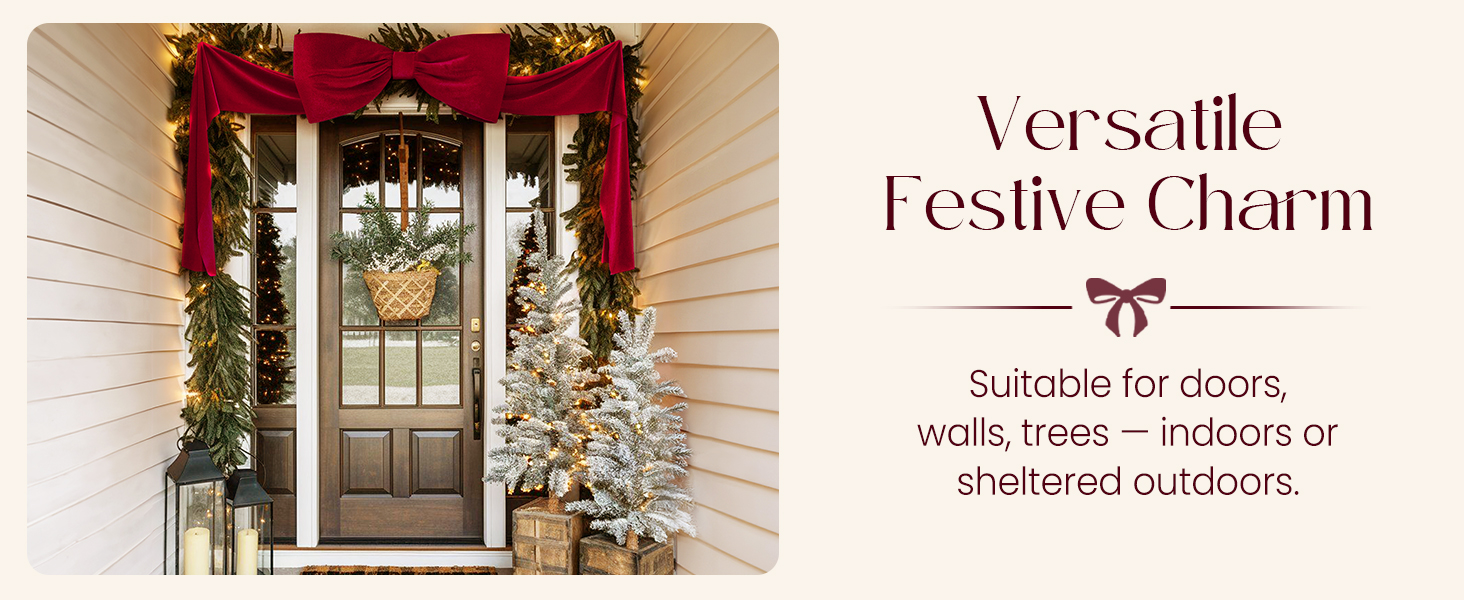 velvet bows for christmas tree