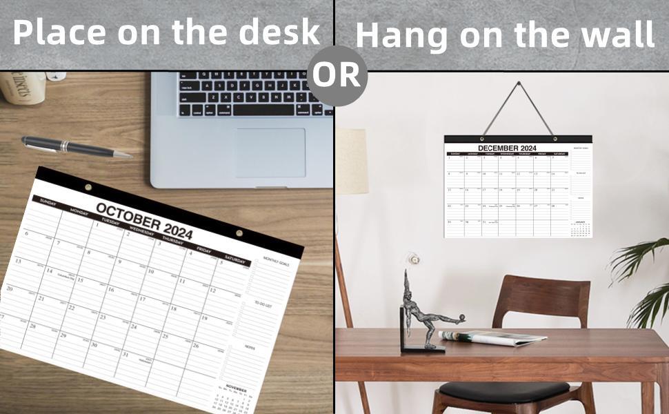 Desk Calendar 20242025 18Month Desk/Wall Calendar