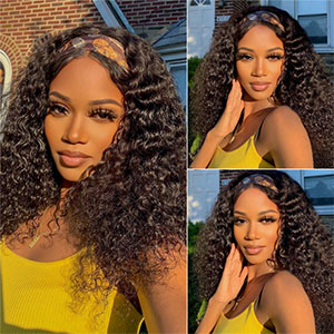 headband wig human hair