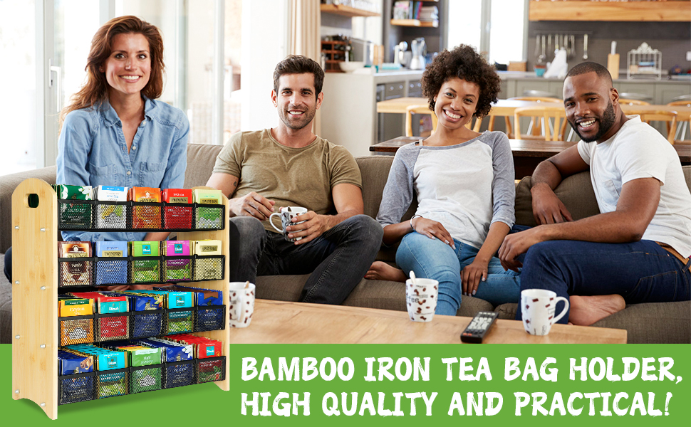 tea organizer for countertop