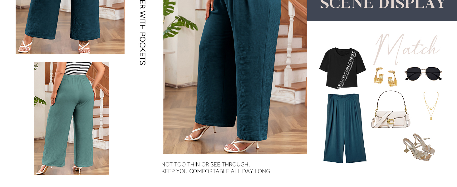 plus size dress pants