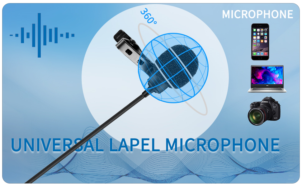 &shy;Omnidirectional Lavalier Lapel Microphone BOYA by-M1