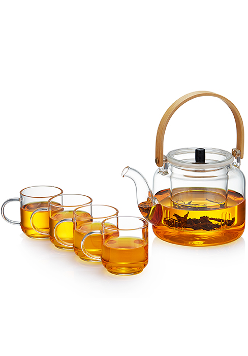 glass teapot set