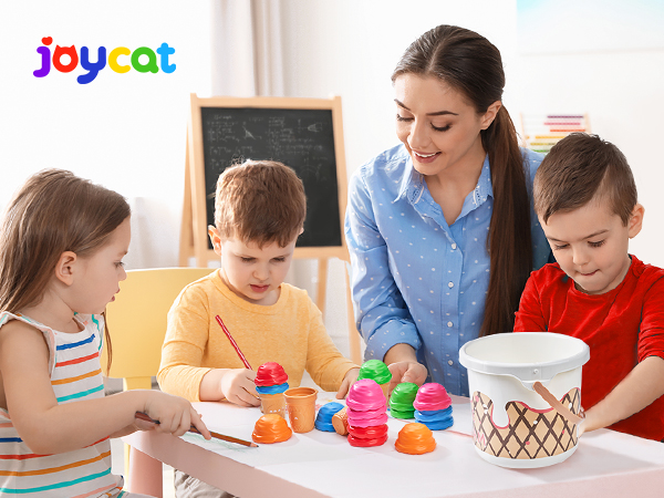 Ice Cream Counting and Color Sorting Set