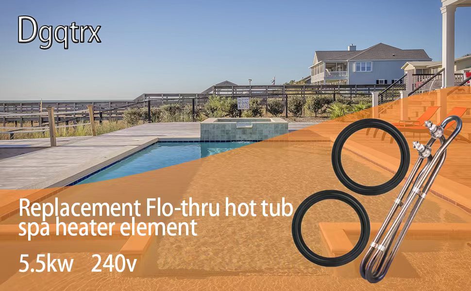 Dgqtrx 5.5kw 240v Hot Tub Heater Element Replacement for