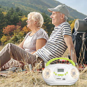 Amazon.com: YOWGULF CD Player Portable Boombox Bluetooth Speaker with ...