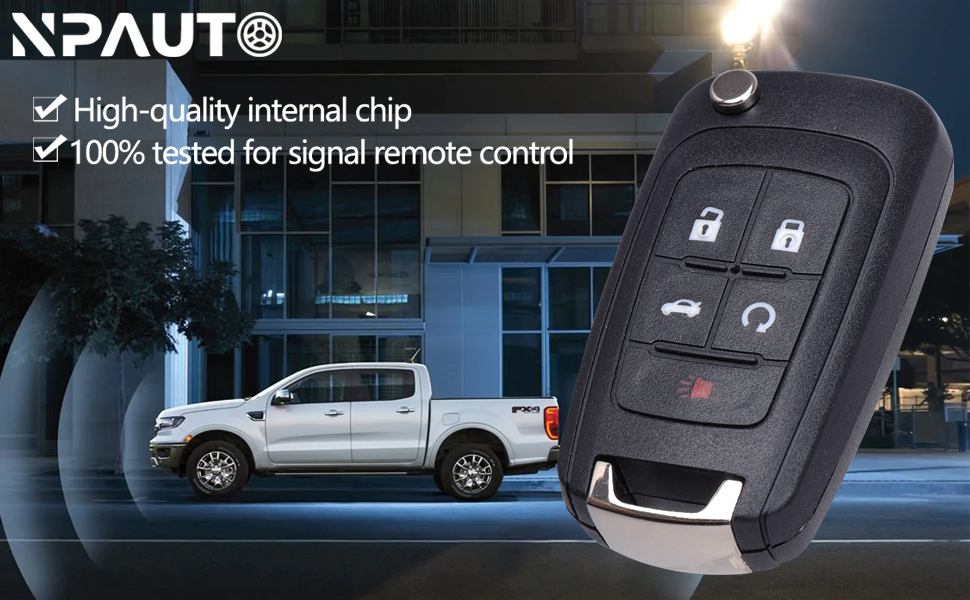 NPAUTO 2Pcs Key Fob Replacement for Chevy Equinox Camaro