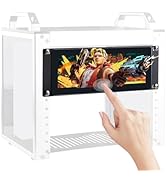 GeeekPi 7.84 inch 1280x400 LCD Touch Screen 2U Rack Mount Monitor for DeskPi RackMate T0/T1/T2 Se...
