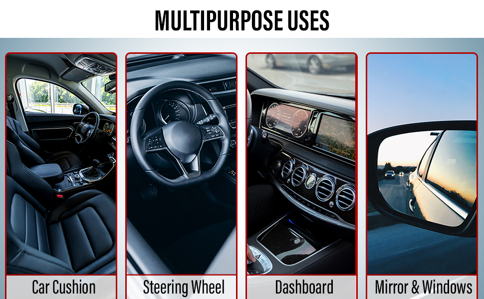 Clean Your Dashboard, Steering Wheel & Mirrors with One Wipe