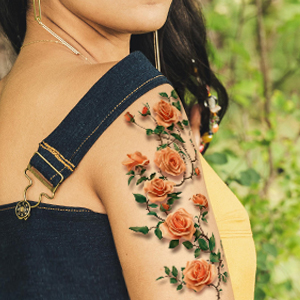 watercolor flower tattoos