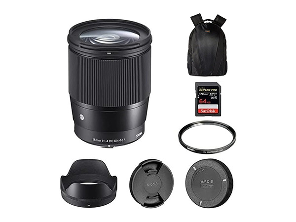 Amazon.com : Sigma 16mm f/1.4 DC DN Contemporary Lens for