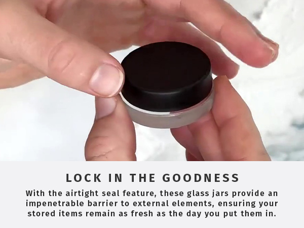 refillable empty oil storage acrylic wax salve ounce store glasses container vidrio 7 millilitre