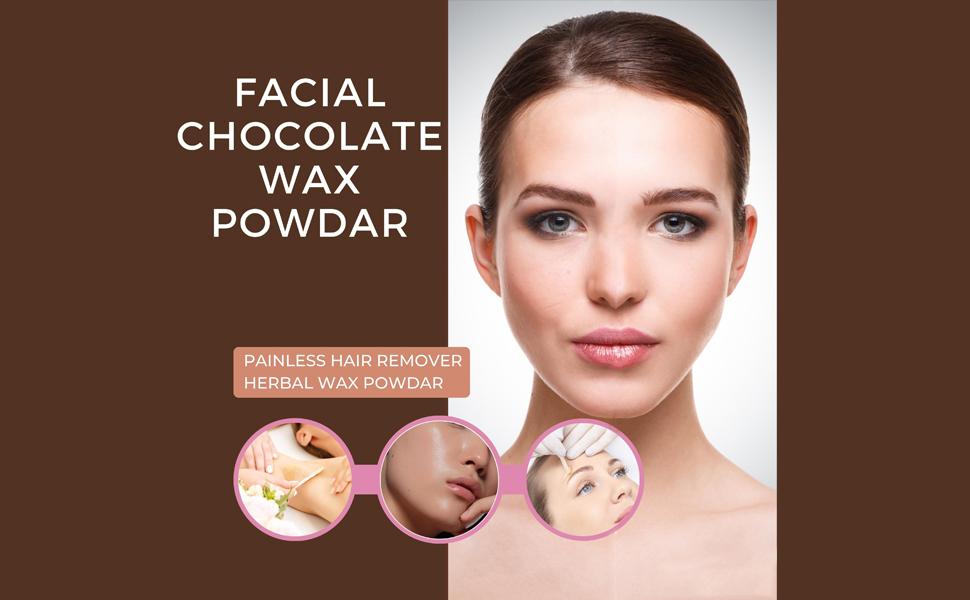 Buy QOKZEK organic Facial Wax Powder for facial Hair Removal