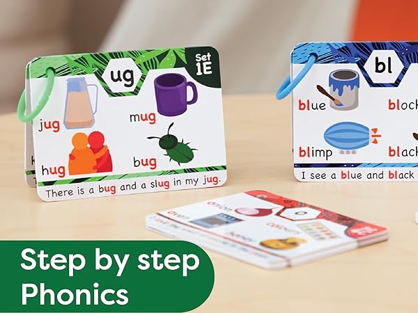 learn to read flash cards to boost phonological awareness for kids 4-8 6-8