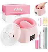 Yokilly Nail Soaking Bowl Heated: 50% Faster Nail Soak off Bowl for Women Nail Beginner - Electri...