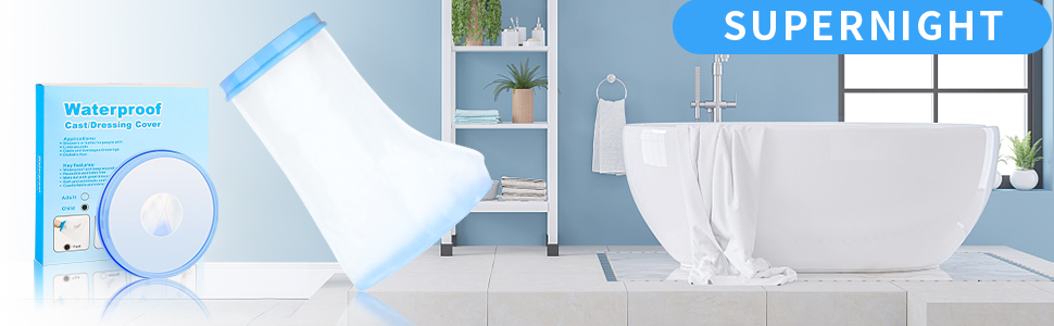 Waterproof Cast Cover for Shower