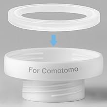 The portable bottle warmer adapter compatible with Comotomo baby bottle