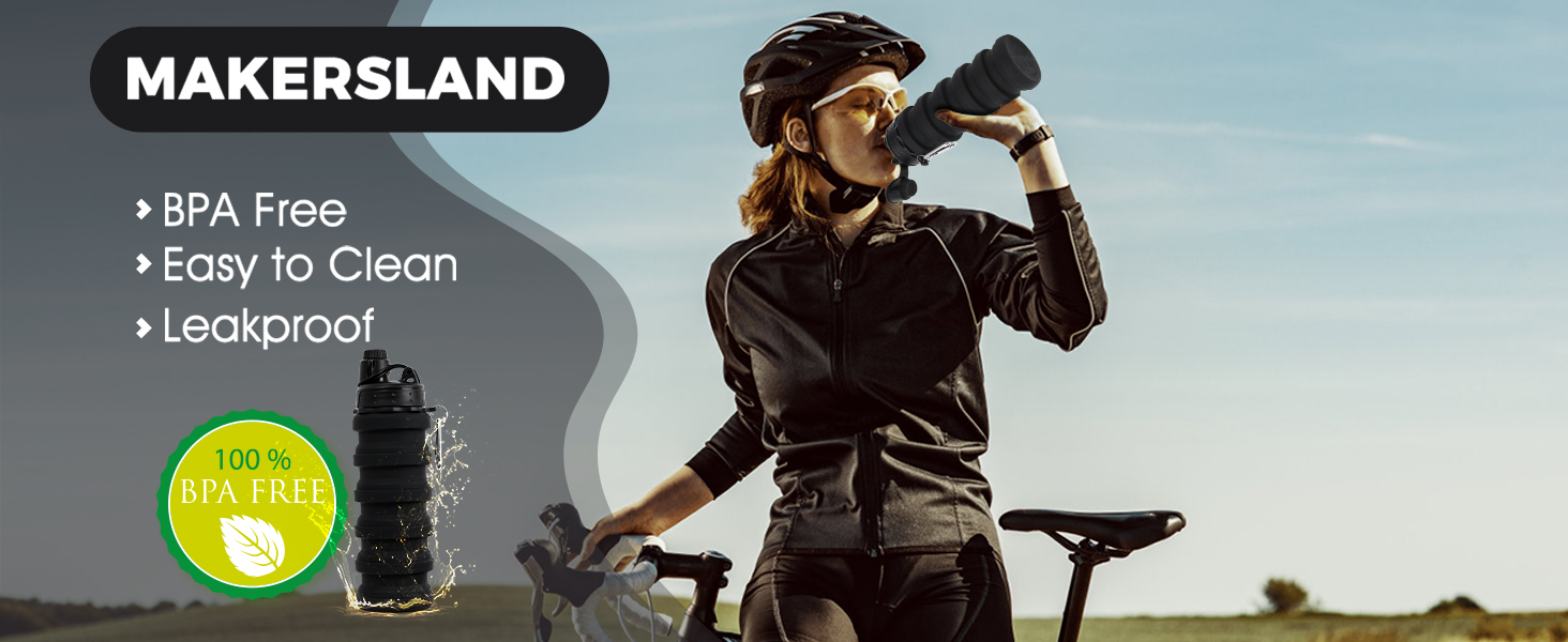 Collapsible Water Bottle for Adults