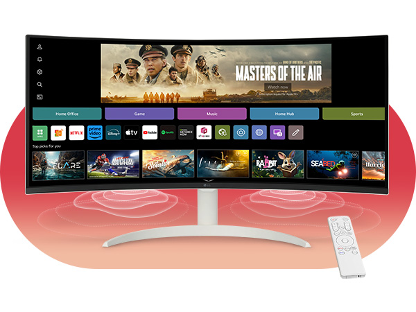 LG MyView Smart Monitor 34SR650C 34インチ myview-smart-34sr65qc-w-