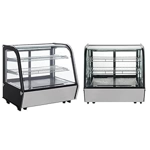 Amazon | Hijiru 卓上冷蔵ショーケース120L【HJR-UTK120】 ケーキ屋や