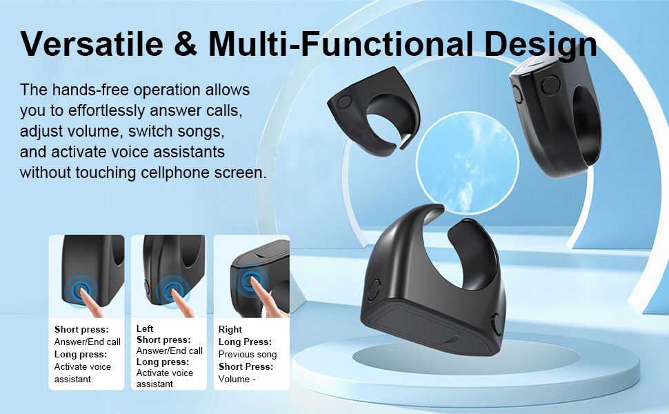 Bluetooth Remote for Phone Bluetooth Adapter Media Button