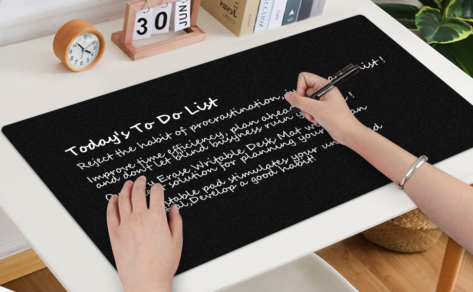 Dry Erase Desk Mat for Making Plans,31.5"x15.7