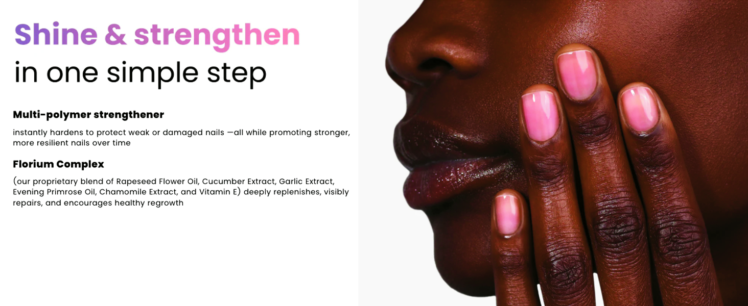 Nail blusher blush damaged repair harden manicure polish hydration
