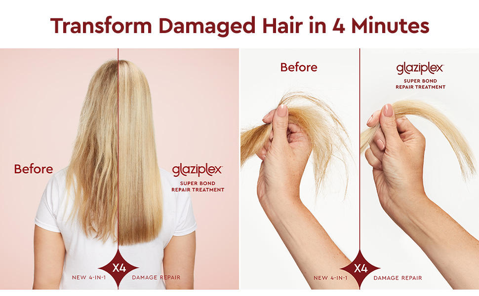 Glaze glaziplex bond repair hair treatment super bond repairing damage