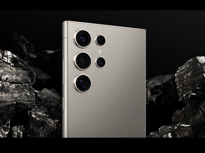samsung smartphone aus titan mit Corning Gorilla Armor für maximale robustheit