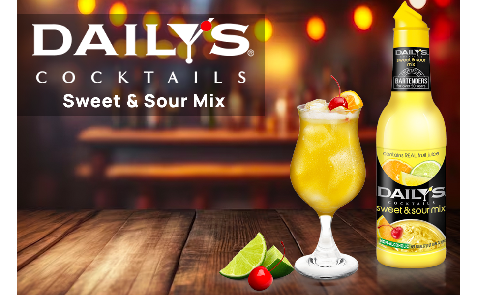 Daily's Cocktail Mixer NonAlcoholic Sweet and Sour Mix