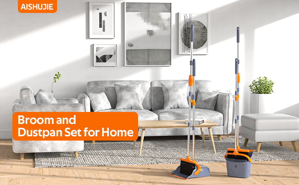 broom and dustpan set