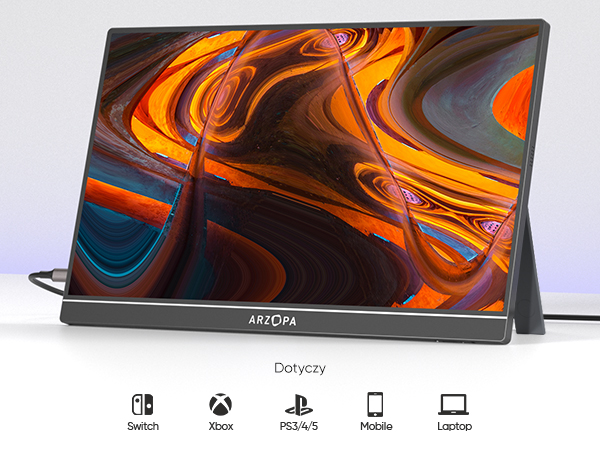 ARZOPA Przenośny monitor, 15,6
