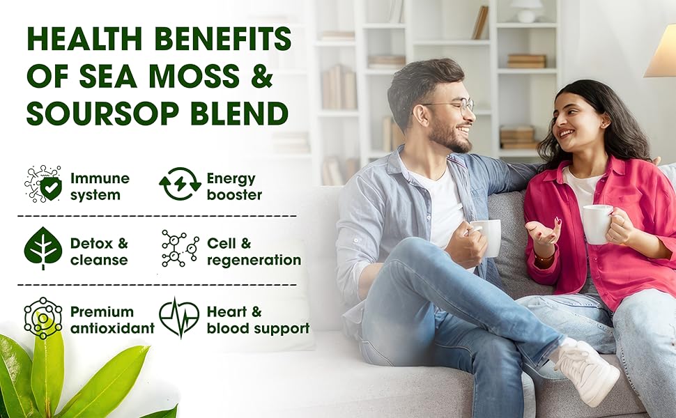 Health Benefits of Sea Moss $ Soursop Blend