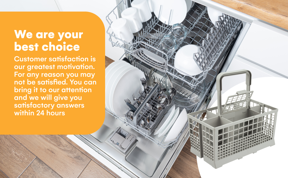 Universal dishwasher silverware basket