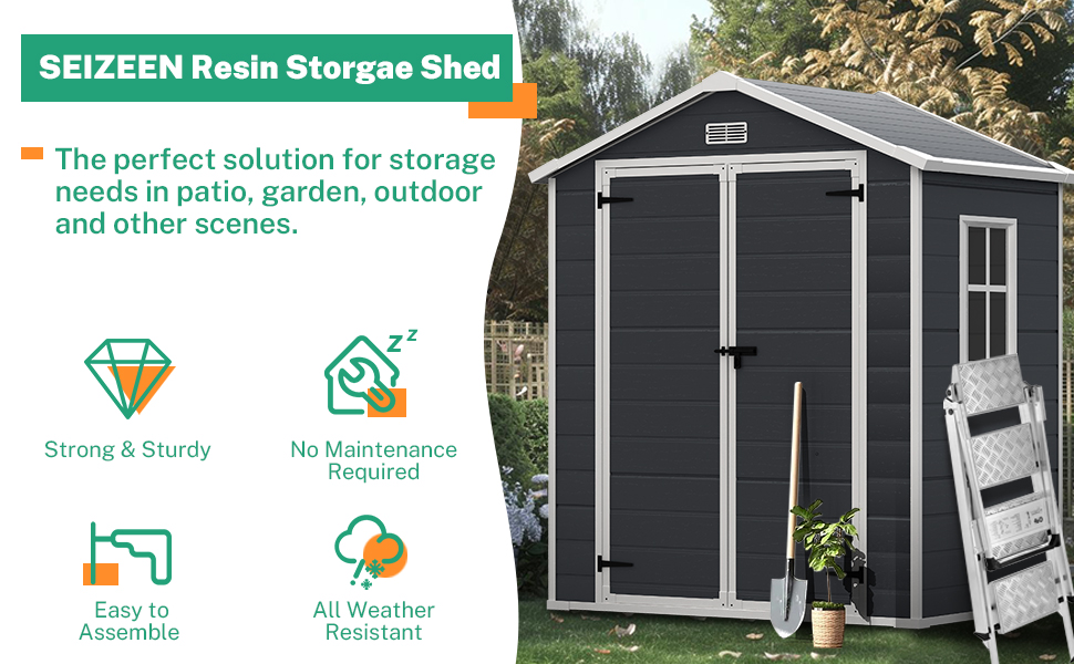 seizeen resin storage shed