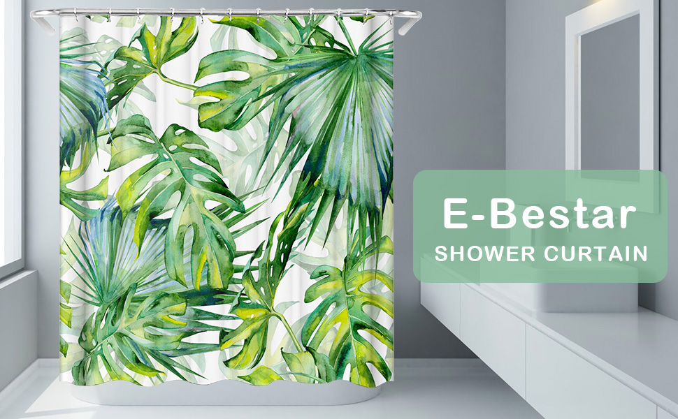 EBestar Shower Curtains, Shower Curtain Waterproof AntiMould Shower
