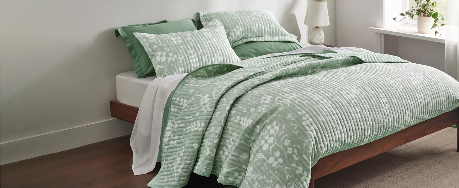 Sage Green quilt set