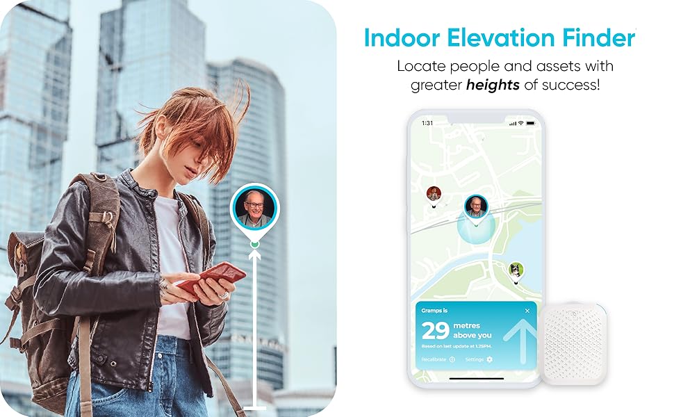 Tack GPS Plus [Lowest Monthly fee 30 Days Battery Life] Child, Kids