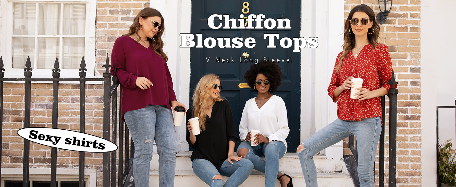 long sleeve blouse for women