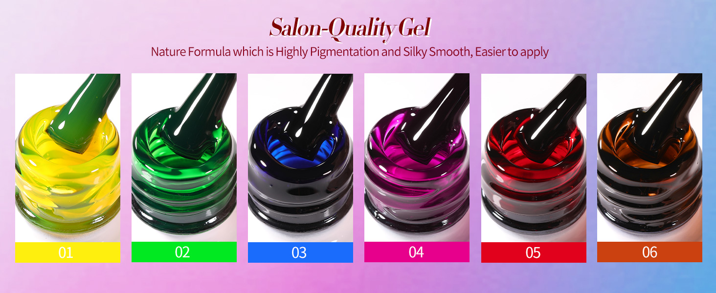 jelly neon gel nail polish